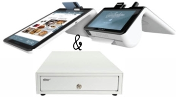 Poynt Smart Terminal ( Wi-Fi ) + Star Micronics Cash Drawer White